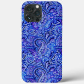 Vibrant Blue Paisley Case-Mate iPhone Case (Achterkant)