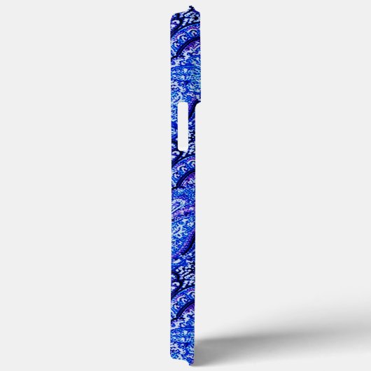 Vibrant Blue Paisley Case-Mate iPhone Case (Achterkant / Rechts)