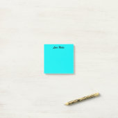 Vibrant Blue Post-it® Notes (Op bureau)