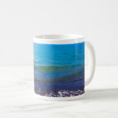 Vibrant Blue Seascape Coffee Mok (Voorkant rechts)