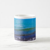Vibrant Blue Seascape Coffee Mok (Center)