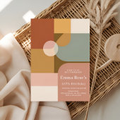 Vibrant Boho Birthday Party Kaart