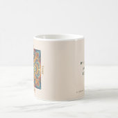 Vibrant Boho Fractal Mandala Art Koffiemok (Center)