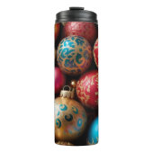 Vibrant & Bold Christmas Edition - Feestelijke fla Thermosbeker (Voorkant)