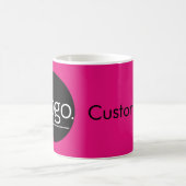 VIBRANT BOLD HOT PINK LOGO ICON SJABLOON BEDRIJF KOFFIEMOK (Center)