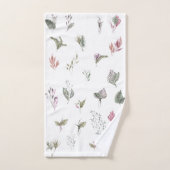 Vibrant Botanische Waterverf Bad Handdoek (Handdoek)