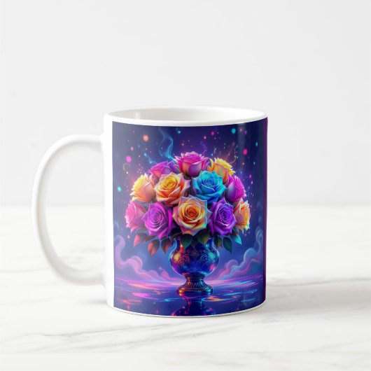 Vibrant Bouquet Koffiemok (Links)
