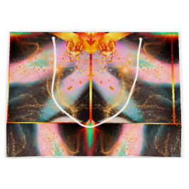 Vibrant Bow Gift Bag Groot Cadeauzakje