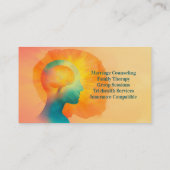 Vibrant Brain Counseling Therapy Psychiatrie Visitekaartje (Achterkant)