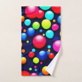 Vibrant Bubble Pop Art Bad Handdoek (Handdoek)