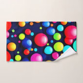 Vibrant Bubble Pop Art Bad Handdoek (Handdoek)