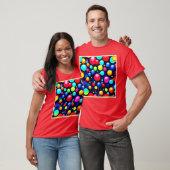 Vibrant Bubble Pop Art T-shirt (Unisex)