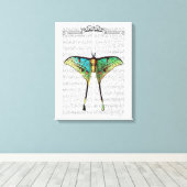 Vibrant Butterfly Canvas Afdruk (Insitu (Houten vloer))