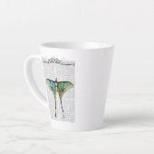 Vibrant Butterfly Latte Mok (Linkerhoek)