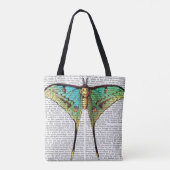 Vibrant Butterfly Tote Bag (Achterkant)