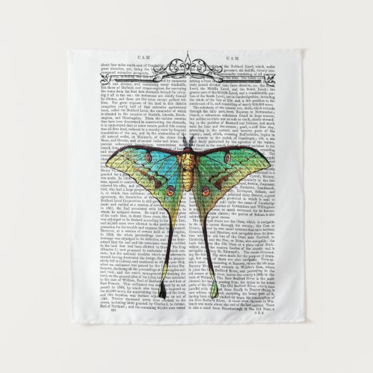 Vibrant Butterfly Wandkleed (Voorkant)