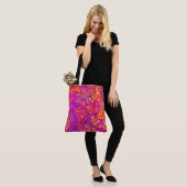 Vibrant Camo Tote Bag (Op model)