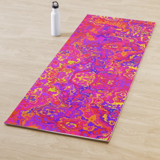 Vibrant Camo Yogamat (In situ)