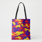 Vibrant Camouflage Tote Bag (Voorkant)