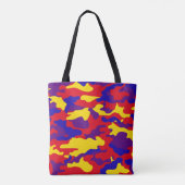 Vibrant Camouflage Tote Bag (Achterkant)