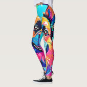Vibrant Canine: Happy Puppy Love Leggings (Links)