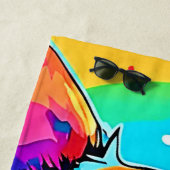 Vibrant Canine: Happy Puppy Love Strandlaken (In situ)