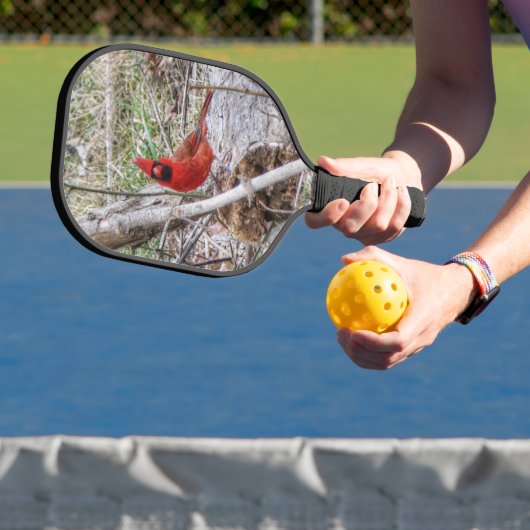 Vibrant Cardinal Pickleball Paddle (Insitu)