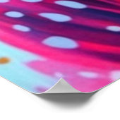 Vibrant Cat Art Poster – Gedurfd en kleurrijk desi (Hoek)