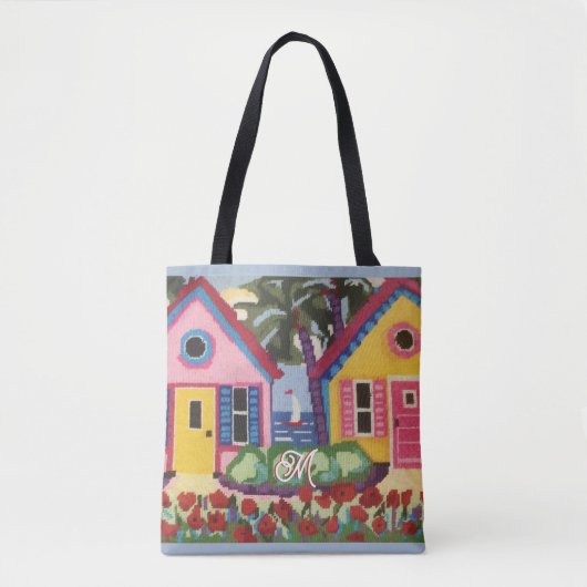 VIBRANT CHARMING TROPICAL SCENE VOOR UW TAS (Voorkant)