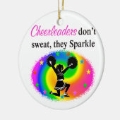 VIBRANT CHEERLEADER KERAMISCH ORNAMENT (Links)