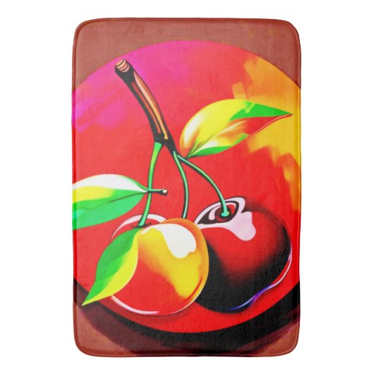 Vibrant Cherry Duo Badmat (Voorkant Verticaal)