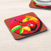 Vibrant Cherry Duo Bier Onderzetter (Linkerzijde)