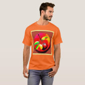 Vibrant Cherry Duo T-shirt (Voorkant volledig)