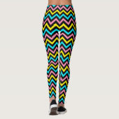 Vibrant Chevrons Leggings (Achterkant)