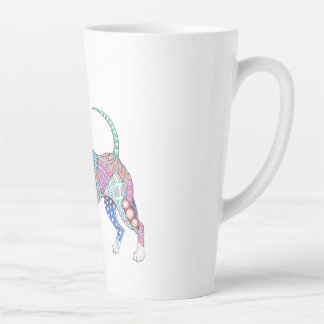 Vibrant Chihuahua  Large Latte Mug Mok