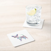 Vibrant Chihuahua Paper coaster Kartonnen Onderzetters (Insitu)