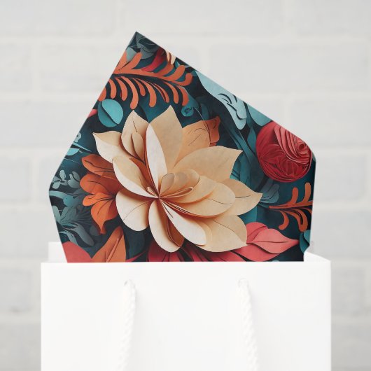 Vibrant Christmas-themed Tissuepapier (Cadeauzakje)