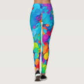 Vibrant Circle Dance Art Leggings (Achterkant)