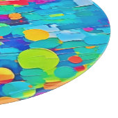 Vibrant Circle Dance Art Snijplank (Hoek)