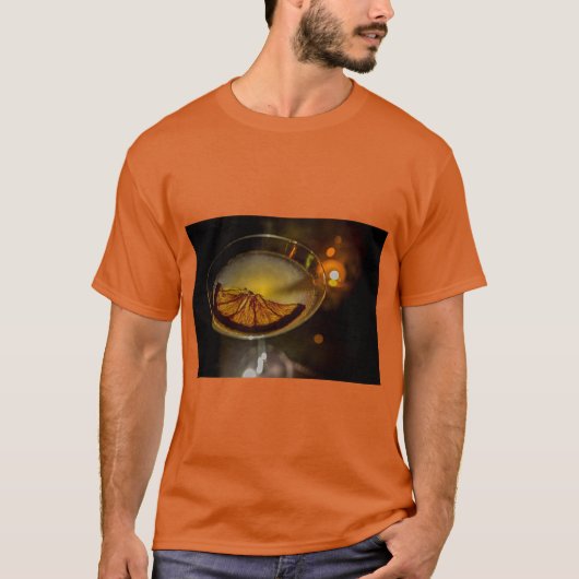Vibrant Cocktail Drink Design Tee T-shirt (Voorkant)