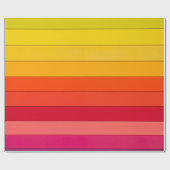 Vibrant Color Aesthetic Pattern Cadeaupapier (Vlak)