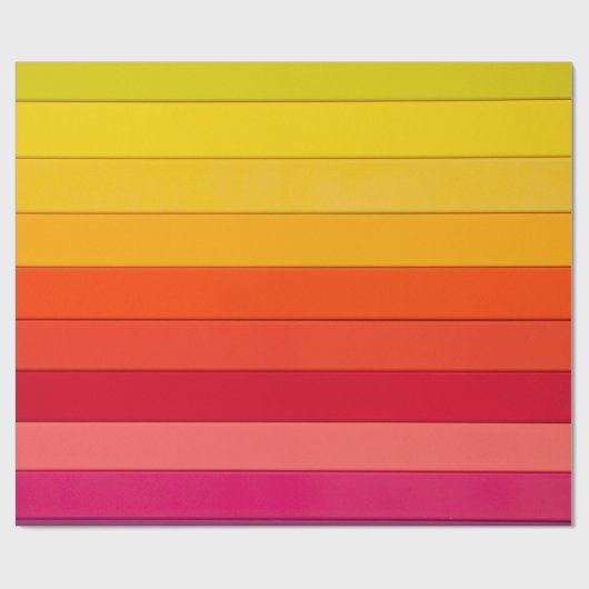 Vibrant Color Aesthetic Pattern Cadeaupapier (Vlak)