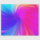 Vibrant Color Aesthetic Pattern Cadeaupapier (Vlak)