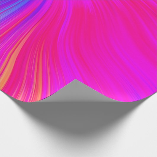 Vibrant Color Aesthetic Pattern Cadeaupapier (Hoek)