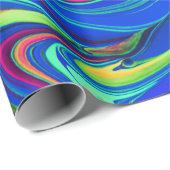 Vibrant Color Aesthetic Pattern Cadeaupapier (Rol Hoek)