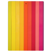 Vibrant Color Aesthetic Pattern Klembord (Achterkant)