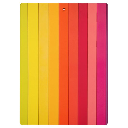 Vibrant Color Aesthetic Pattern Klembord (Achterkant)