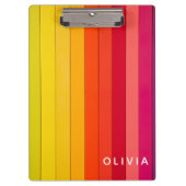 Vibrant Color Aesthetic Pattern Klembord (Voorkant)