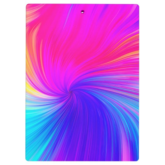 Vibrant Color Aesthetic Pattern Klembord (Achterkant)