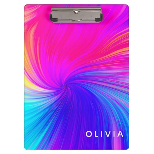 Vibrant Color Aesthetic Pattern Klembord (Voorkant)